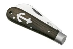 Otter Anchor Knife 171 RML Small Stainless, Smoked Oak, Stainless Anchor, Couteau De Poche 13 Otter Anchor Knife 171 RML Small Stainless, Smoked Oak, Stainless Anchor, Couteau De Poche -Spyder Couteau Magasin OR171RML 06 otter