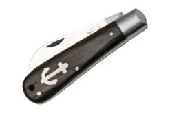 Otter Anchor Knife 172 ML Large Carbon, Smoked Oak, Stainless Anchor, Couteau De Poche 12 Otter Anchor Knife 172 ML Large Carbon, Smoked Oak, Stainless Anchor, Couteau De Poche -Spyder Couteau Magasin OR172ML 04 otter