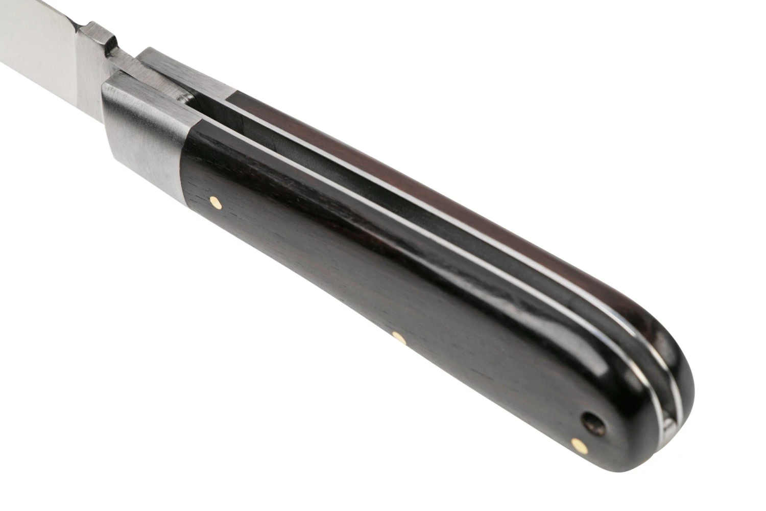 Otter Anchor Knife 173 M.L. Large Carbon, Grenadilla, Brass Anchor, Couteau De Poche 7 Otter Anchor Knife 173 M.L. Large Carbon, Grenadilla, Brass Anchor, Couteau De Poche – Image 5