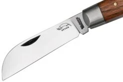 Otter Anchor Knife 174 Small Carbon, Sapeli, Brass Anchor, Couteau De Poche -Spyder Couteau Magasin OR174 03 otter