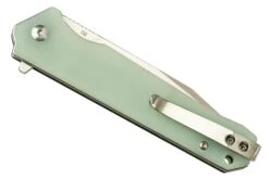 QSP Knife Mamba V2 QS111-J1, Satin, Jade G10, Couteau De Poche -Spyder Couteau Magasin QS111 J1 04 qsp