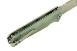 QSP Knife Mamba V2 QS111-J1, Satin, Jade G10, Couteau De Poche -Spyder Couteau Magasin QS111 J1 06 qsp
