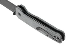 QSP Knife Penguin QS130-B2 Denim Micarta, Blackwashed Couteau De Poche -Spyder Couteau Magasin QS130 B2 05 qsp