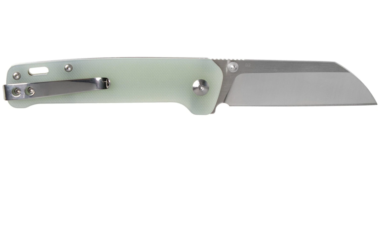QSP Knife Penguin QS130-V Jade G10, Couteau De Poche 4 QSP Knife Penguin QS130-V Jade G10, Couteau De Poche – Image 2