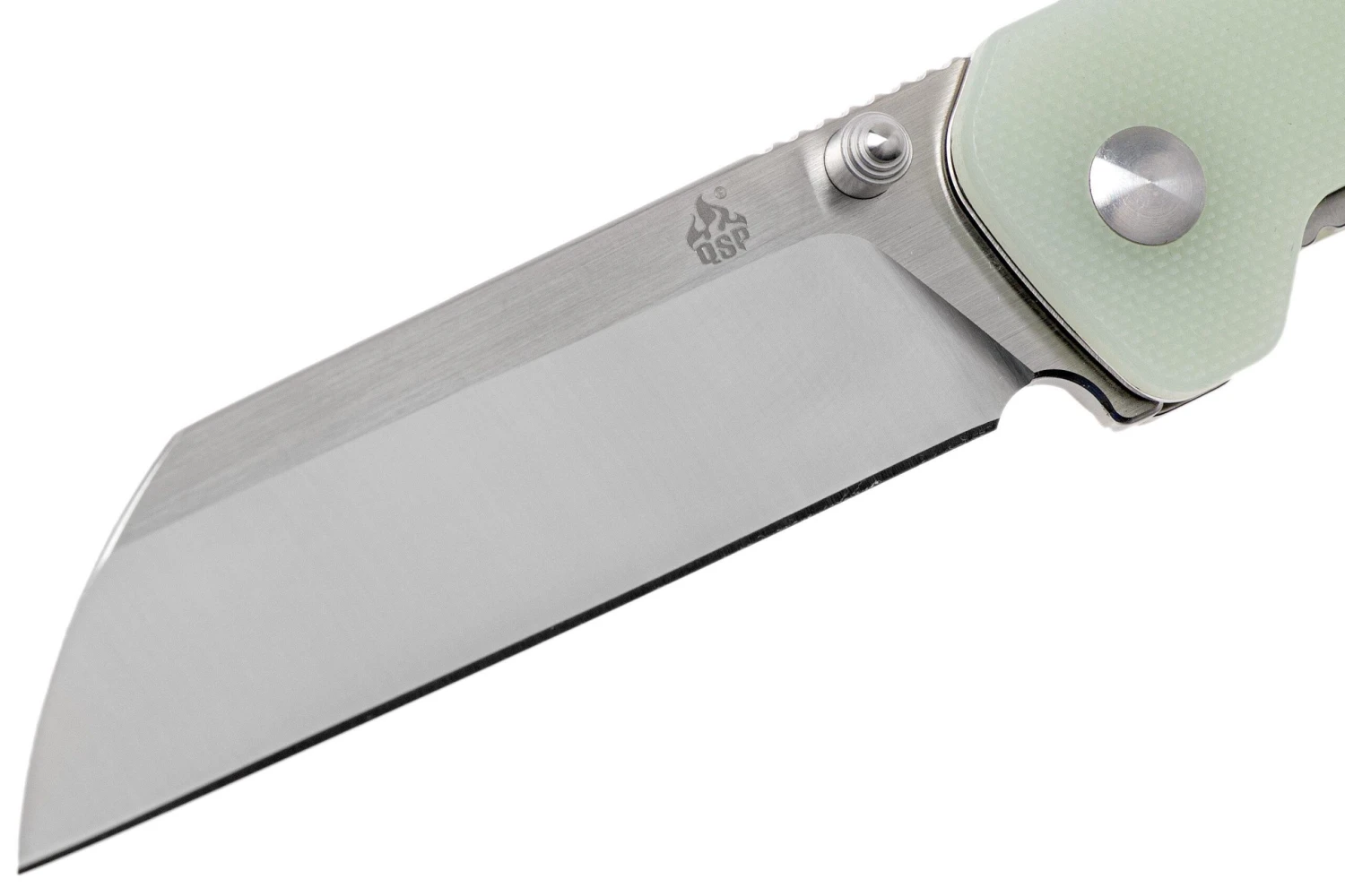 QSP Knife Penguin QS130-V Jade G10, Couteau De Poche 5 QSP Knife Penguin QS130-V Jade G10, Couteau De Poche – Image 3