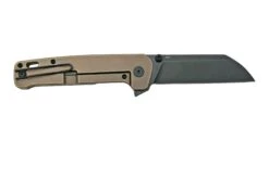 QSP Knife Penguin XL QS130XL-B, Blackwashed 20CV, Bronze Titanium, Couteau De Poche -Spyder Couteau Magasin QS130XL B 02 qsp