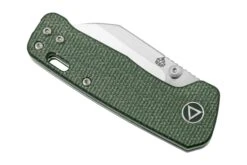 QSP Knife Penguin Mini QS130XS-C, Satin 14C28N, Green Micarta, Couteau De Poche -Spyder Couteau Magasin QS130XS C 06 qsp