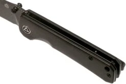 QSP Knife Hawk QS131-P2 Ebony Wood, Blackwashed, Couteau De Poche -Spyder Couteau Magasin QS131 P2 07 qsp knife