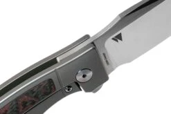 QSP Knife Legatus QS136-B Carbonfiber Red G10 Couteau De Gentleman, DBW Design -Spyder Couteau Magasin QS136 B 06 qsp