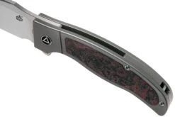 QSP Knife Legatus QS136-B Carbonfiber Red G10 Couteau De Gentleman, DBW Design -Spyder Couteau Magasin QS136 B 07 qsp