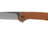 QSP Knife Osprey QS139-A Brown Micarta, Satin, Couteau De Poche