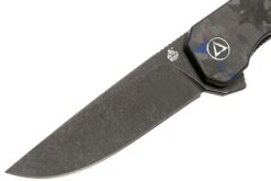 QSP Knife Osprey QS139-G2 Blue Shredded Carbonfiber, Blackwashed, Couteau De Poche -Spyder Couteau Magasin QS139 G2 03 qsp knife