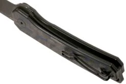 QSP Knife Osprey QS139-G2 Blue Shredded Carbonfiber, Blackwashed, Couteau De Poche -Spyder Couteau Magasin QS139 G2 05 qsp knife