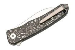 QSP Knife Otter QS140-A1 Satin, Aluminum Foil Carbonfiber Couteau De Poche -Spyder Couteau Magasin QS140 A1 04 qsp