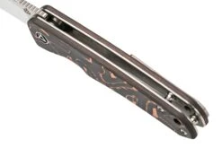 QSP Knife Otter QS140-B1 Satin, Copper Foil Carbonfiber Couteau De Poche 15 QSP Knife Otter QS140-B1 Satin, Copper Foil Carbonfiber Couteau De Poche -Spyder Couteau Magasin QS140 B1 07 qsp