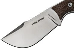 Real Steel Furrier Skinner Red Micarta 3611RM Couteau Fixe, Ivan Braginets Design -Spyder Couteau Magasin RL3611RM 03 realsteel