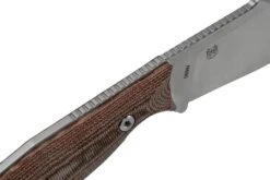 Real Steel Furrier Skinner Red Micarta 3611RM Couteau Fixe, Ivan Braginets Design -Spyder Couteau Magasin RL3611RM 05 realsteel