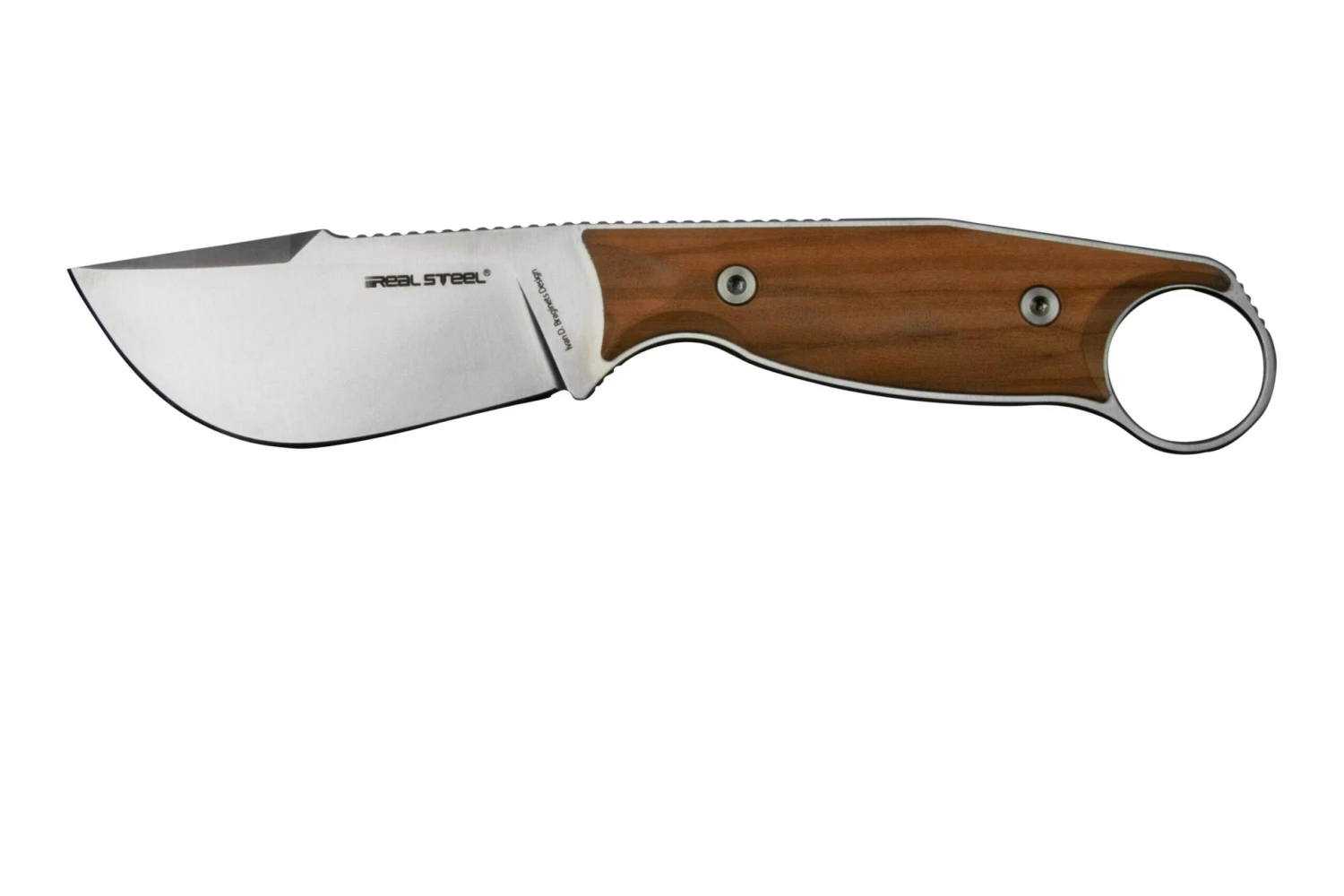 Real Steel Furrier Skinner Olive Wood 3611W Couteau Fixe, Ivan Braginets Design 3 Real Steel Furrier Skinner Olive Wood 3611W Couteau Fixe, Ivan Braginets Design