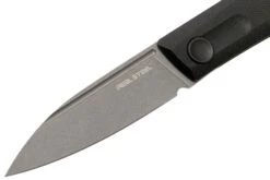 Real Steel Stella Black Canvas Micarta 7055 Knivesandtools Exclusive Couteau De Poche, Poltergeist Design -Spyder Couteau Magasin RL7055 03 real steel