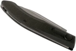 Real Steel Stella Black Canvas Micarta 7055 Knivesandtools Exclusive Couteau De Poche, Poltergeist Design -Spyder Couteau Magasin RL7055 04 real steel