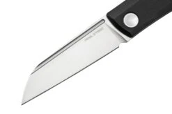 Real Steel Solis Lite, 7064SB, Black G10, Satin D2 Couteau De Poche Slipjoint -Spyder Couteau Magasin RL7064SB 03 realsteel