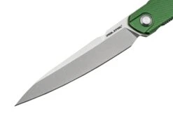 Real Steel G5 Metamorph Frontflipper Mk.II, Racing Green Aluminum, Couteau De Poche, Ostap Hel Design -Spyder Couteau Magasin RL7839 03 realsteel