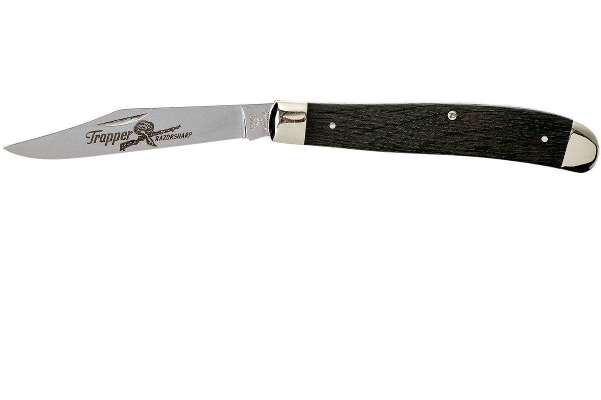 Robert Klaas US Trapper 95mm Bog Oak 412-1-276-TRS Couteau De Poche 3 Robert Klaas US Trapper 95mm Bog Oak 412-1-276-TRS Couteau De Poche