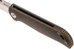 Reate K2 Bronze, S35VN Satin Finish Kwaiken-couteau De Poche 17 Reate K2 Bronze, S35VN Satin Finish Kwaiken-couteau De Poche -Spyder Couteau Magasin RTK2 BZ BZ 07 reate rtk2 bz bz 07