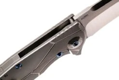 Reate K4 Grey, Damascus Inlay, M390 Satin Finish Couteau De Poche 18 Reate K4 Grey, Damascus Inlay, M390 Satin Finish Couteau De Poche -Spyder Couteau Magasin RTK4 DAM SF 07 reate rtk4 dam sf 07