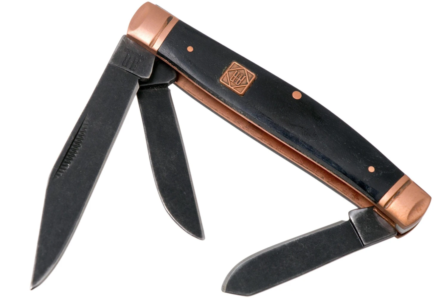 Rough Ryder Stockman Copper Bolster RR1586 Couteau De Poche Slipjoint 3 Rough Ryder Stockman Copper Bolster RR1586 Couteau De Poche Slipjoint