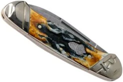 Rough Ryder Canoe Cinnamon Stag RR2156 Damascus Slipjoint Couteau De Poche 9 Rough Ryder Canoe Cinnamon Stag RR2156 Damascus Slipjoint Couteau De Poche -Spyder Couteau Magasin RY2156 04 rough ryder
