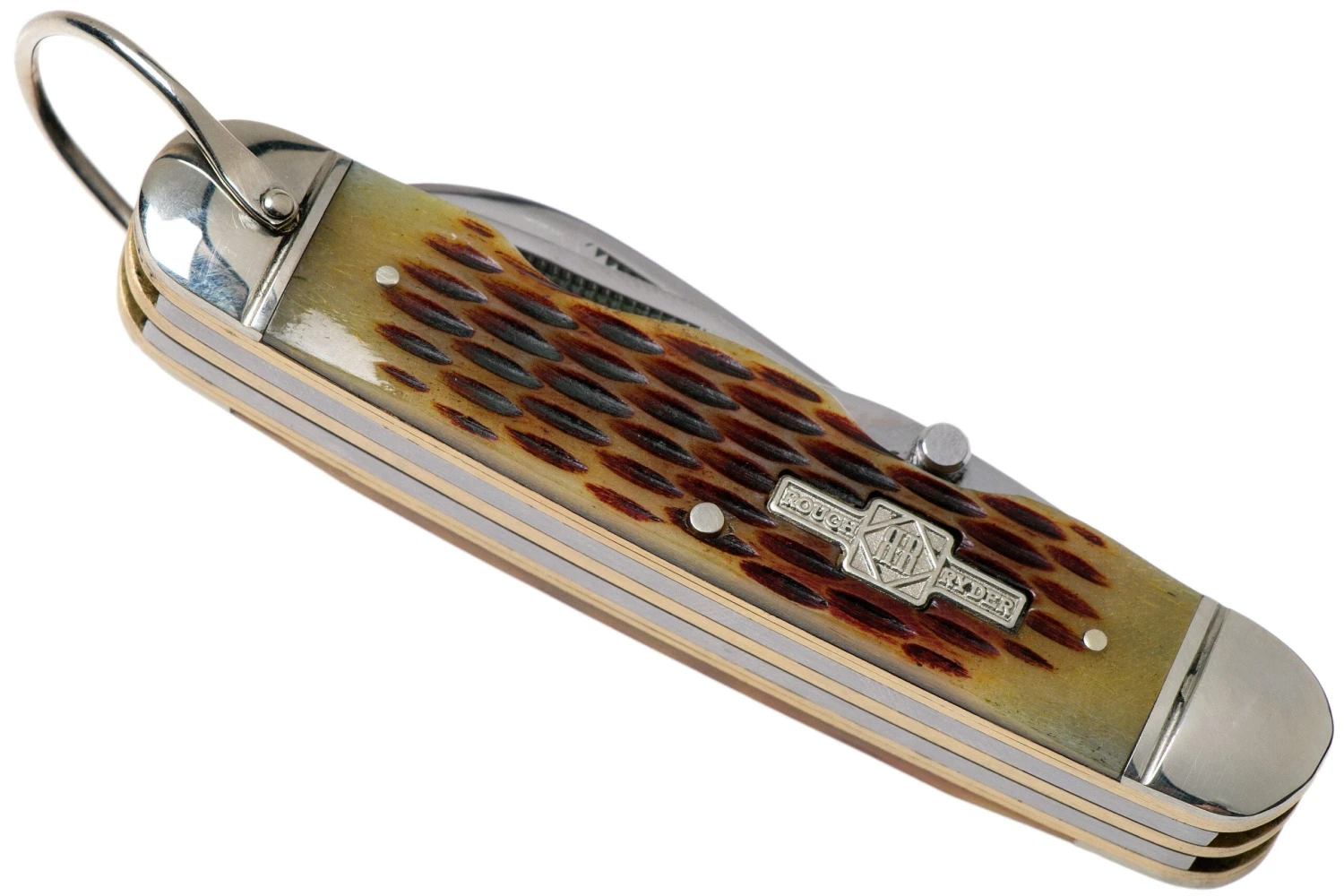 Rough Ryder Camp Knife Amber Bone RR533 Couteau De Poche Slipjoint 6 Rough Ryder Camp Knife Amber Bone RR533 Couteau De Poche Slipjoint – Image 4