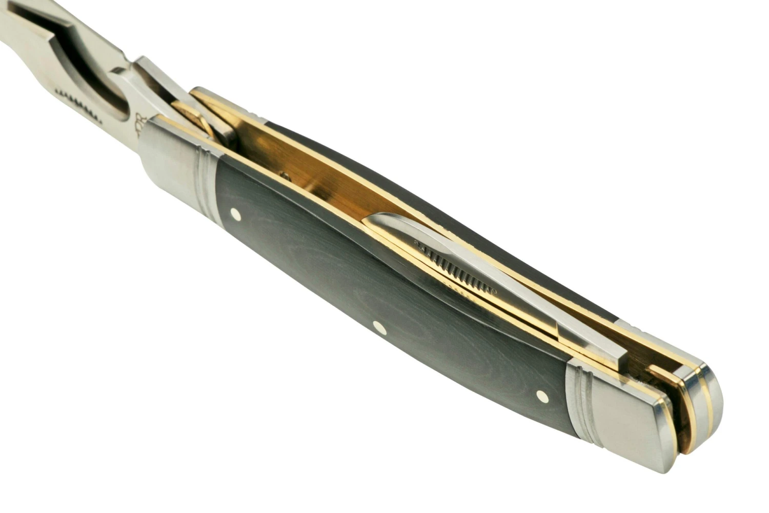 Rough Ryder Reserve Common Stock D2 Black Micarta, RRR008 Couteau De Poche Slipjoint 7 Rough Ryder Reserve Common Stock D2 Black Micarta, RRR008 Couteau De Poche Slipjoint â Image 5