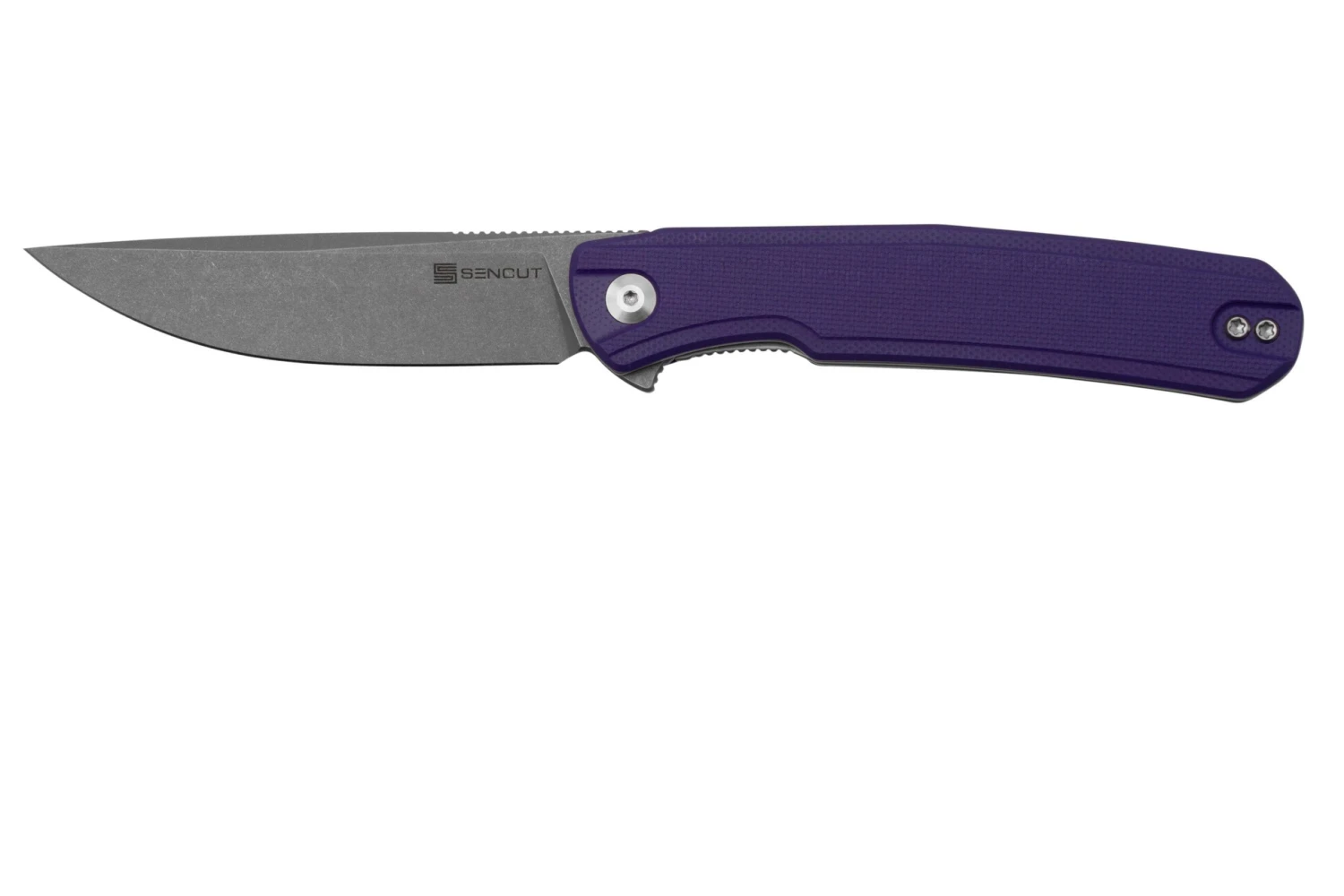 SENCUT Scitus S21042-2 Purple G10 Stonewashed D2, Couteau De Poche 3 SENCUT Scitus S21042-2 Purple G10 Stonewashed D2, Couteau De Poche