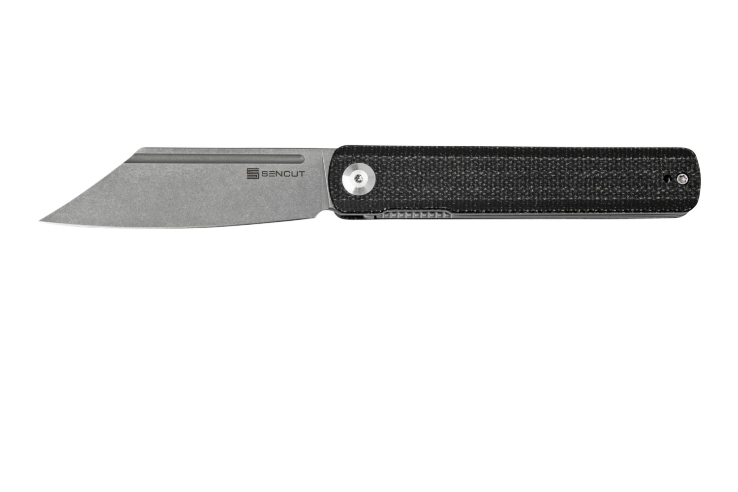 SENCUT Bronte SA08A Stonewashed, Black Micarta, Couteau De Poche 3 SENCUT Bronte SA08A Stonewashed, Black Micarta, Couteau De Poche