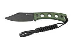 SENCUT Waxahachie SA11C Green Micarta, Couteau Fixe