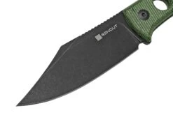 SENCUT Waxahachie SA11C Green Micarta, Couteau Fixe -Spyder Couteau Magasin SESA11C 03 sencut