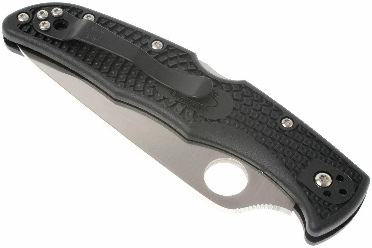 Spyderco Endura 4 C10PSBK Partly Serrated Couteau, De Poche 5 Spyderco Endura 4 C10PSBK Partly Serrated Couteau, De Poche – Image 3
