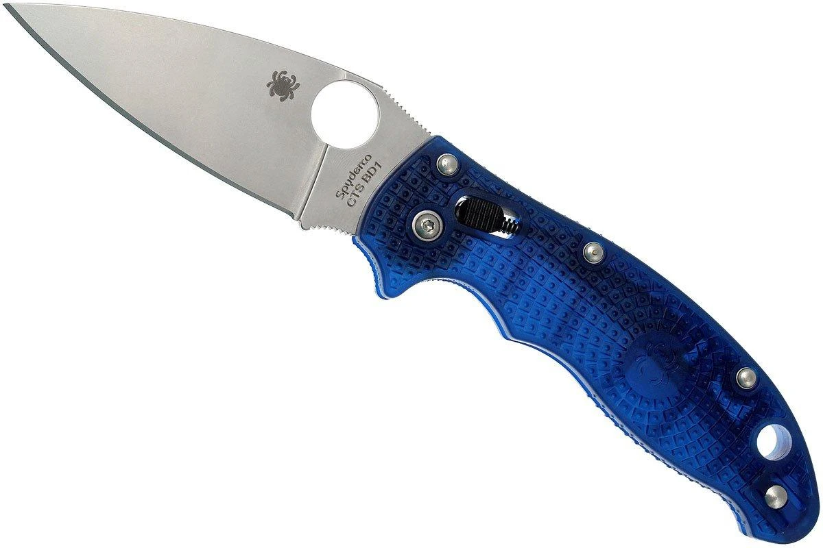 Spyderco Manix 2 Translucent Blue PE - C101PBL2 4 Spyderco Manix 2 Translucent Blue PE - C101PBL2 – Image 2