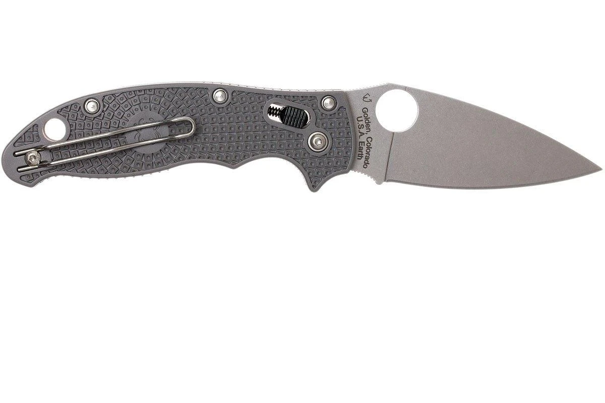 Spyderco Manix 2 Lightweight Maxamet Grey C101PGY2 Couteau De Poche 4 Spyderco Manix 2 Lightweight Maxamet Grey C101PGY2 Couteau De Poche – Image 2