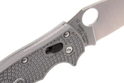 Spyderco Manix 2 Lightweight Maxamet Grey C101PGY2 Couteau De Poche 15 Spyderco Manix 2 Lightweight Maxamet Grey C101PGY2 Couteau De Poche -Spyder Couteau Magasin SPC101PGY2 06 spyderco spc101pgy2 06
