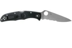 Spyderco Endura 4 Thin Blue Line C10FPSBKBL Couteau De Poche -Spyder Couteau Magasin SPC10FPSBKBL 02 spyderco