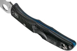 Spyderco Endura 4 Thin Blue Line C10FPSBKBL Couteau De Poche -Spyder Couteau Magasin SPC10FPSBKBL 05 spyderco