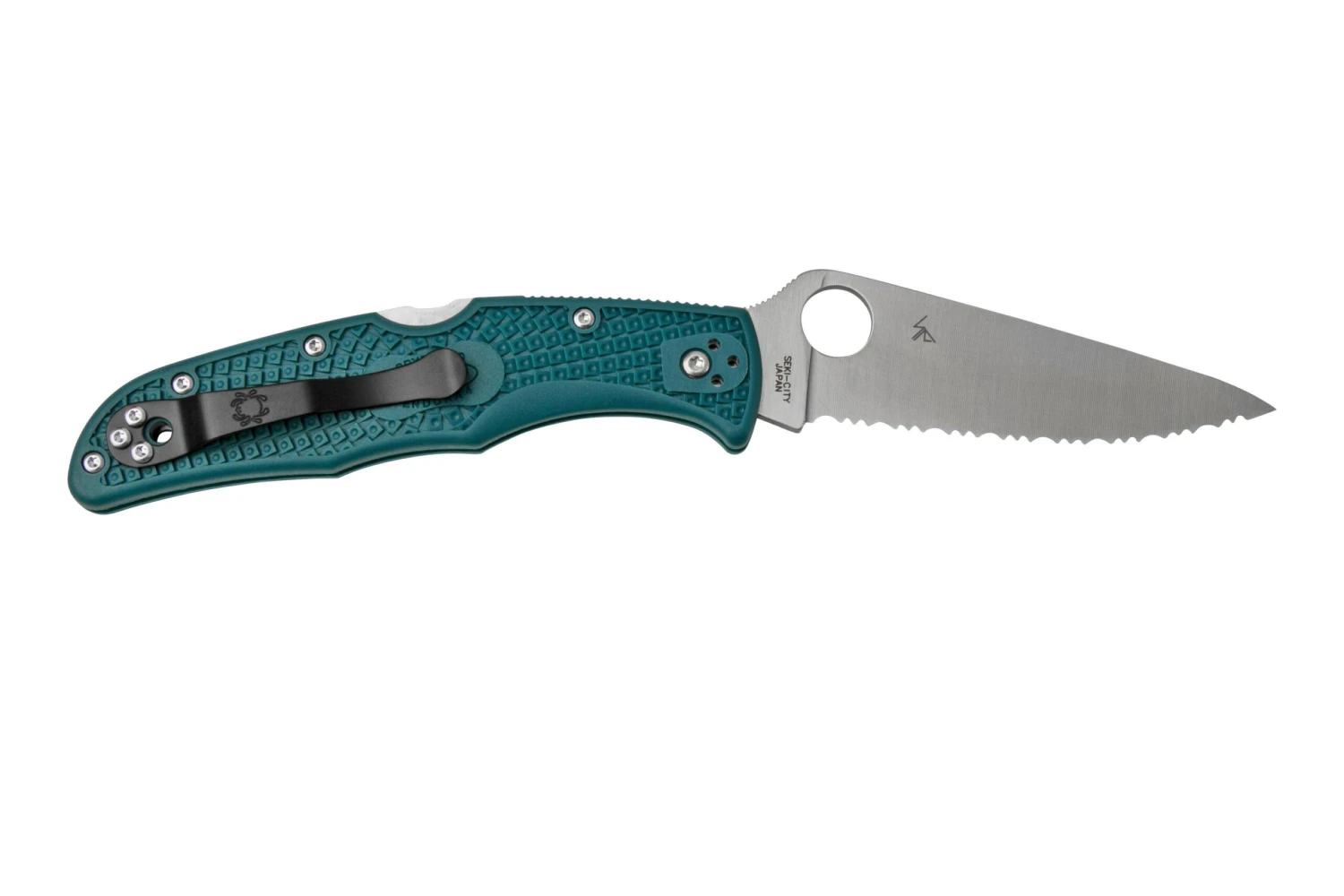 Spyderco Endura 4 K390 C10FSK390 Couteau De Poche Dentelé 4 Spyderco Endura 4 K390 C10FSK390 Couteau De Poche Dentelé – Image 2