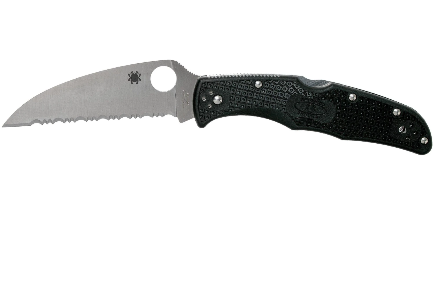 Spyderco Endura 4 Wharncliffe C10FSWCBK Serrated Couteau De Poche 3 Spyderco Endura 4 Wharncliffe C10FSWCBK Serrated Couteau De Poche