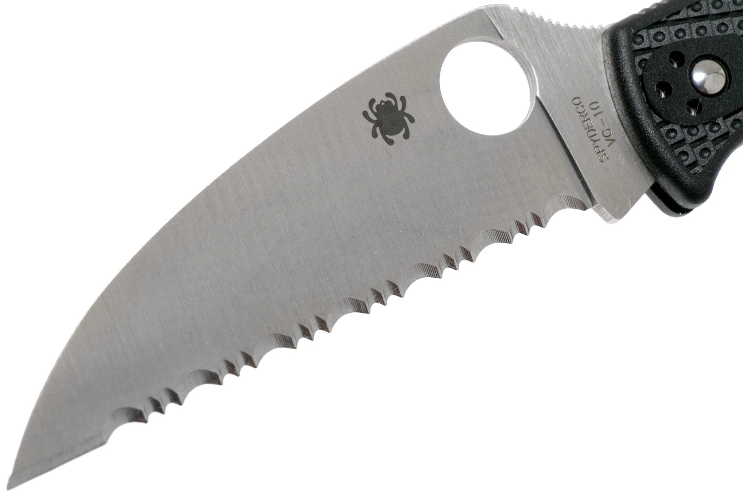 Spyderco Endura 4 Wharncliffe C10FSWCBK Serrated Couteau De Poche 5 Spyderco Endura 4 Wharncliffe C10FSWCBK Serrated Couteau De Poche – Image 3