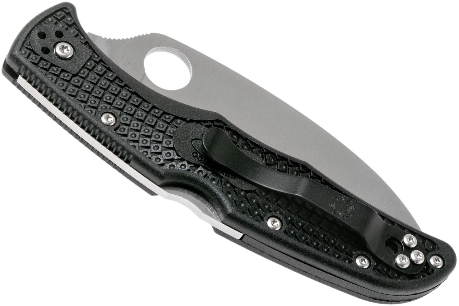 Spyderco Endura 4 Wharncliffe C10FSWCBK Serrated Couteau De Poche 6 Spyderco Endura 4 Wharncliffe C10FSWCBK Serrated Couteau De Poche – Image 4