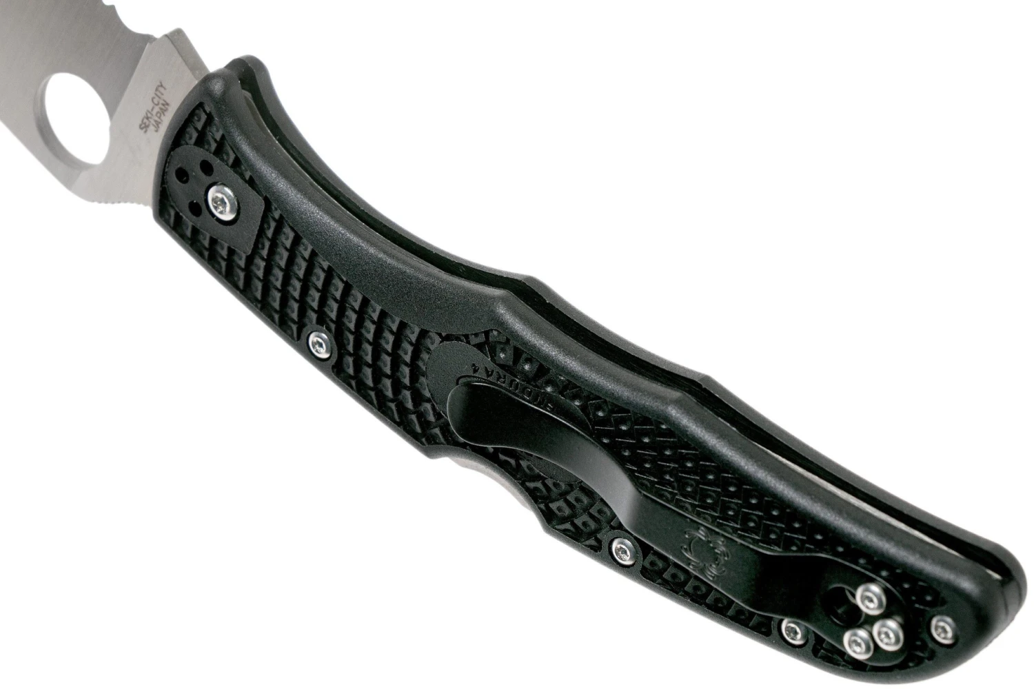 Spyderco Endura 4 Wharncliffe C10FSWCBK Serrated Couteau De Poche 7 Spyderco Endura 4 Wharncliffe C10FSWCBK Serrated Couteau De Poche – Image 5