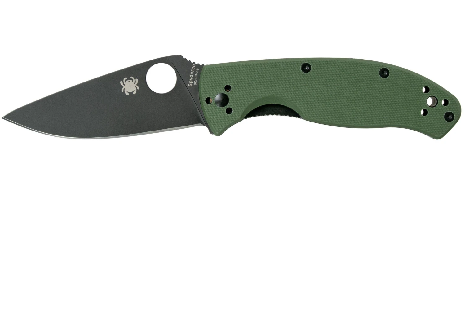 Spyderco Tenacious Green Black C122GPBGR Couteau De Poche 3 Spyderco Tenacious Green Black C122GPBGR Couteau De Poche
