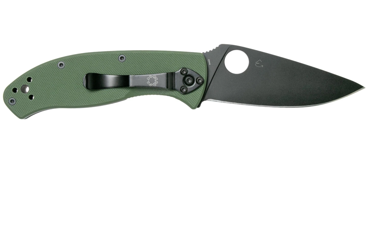 Spyderco Tenacious Green Black C122GPBGR Couteau De Poche 4 Spyderco Tenacious Green Black C122GPBGR Couteau De Poche – Image 2